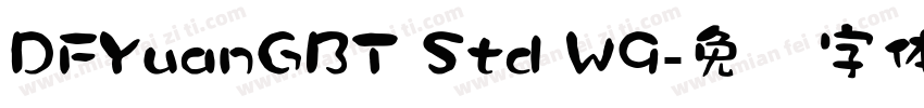 DFYuanGBT Std W9字体转换